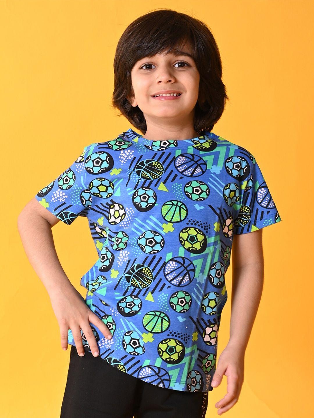 anthrilo boys conversational printed cotton t-shirt