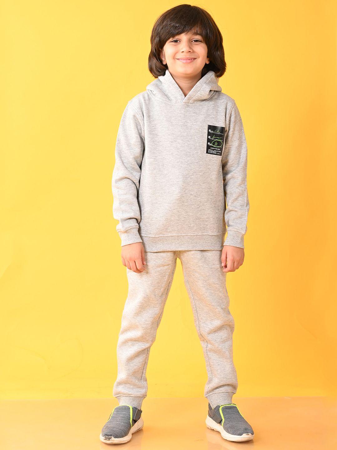 anthrilo boys hooded fleece sweatshirt with jogger