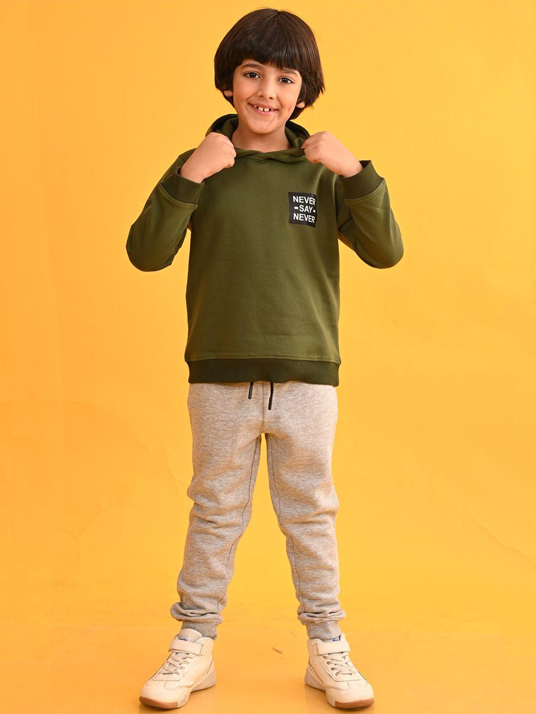 anthrilo boys hooded sweatshirt with joggers