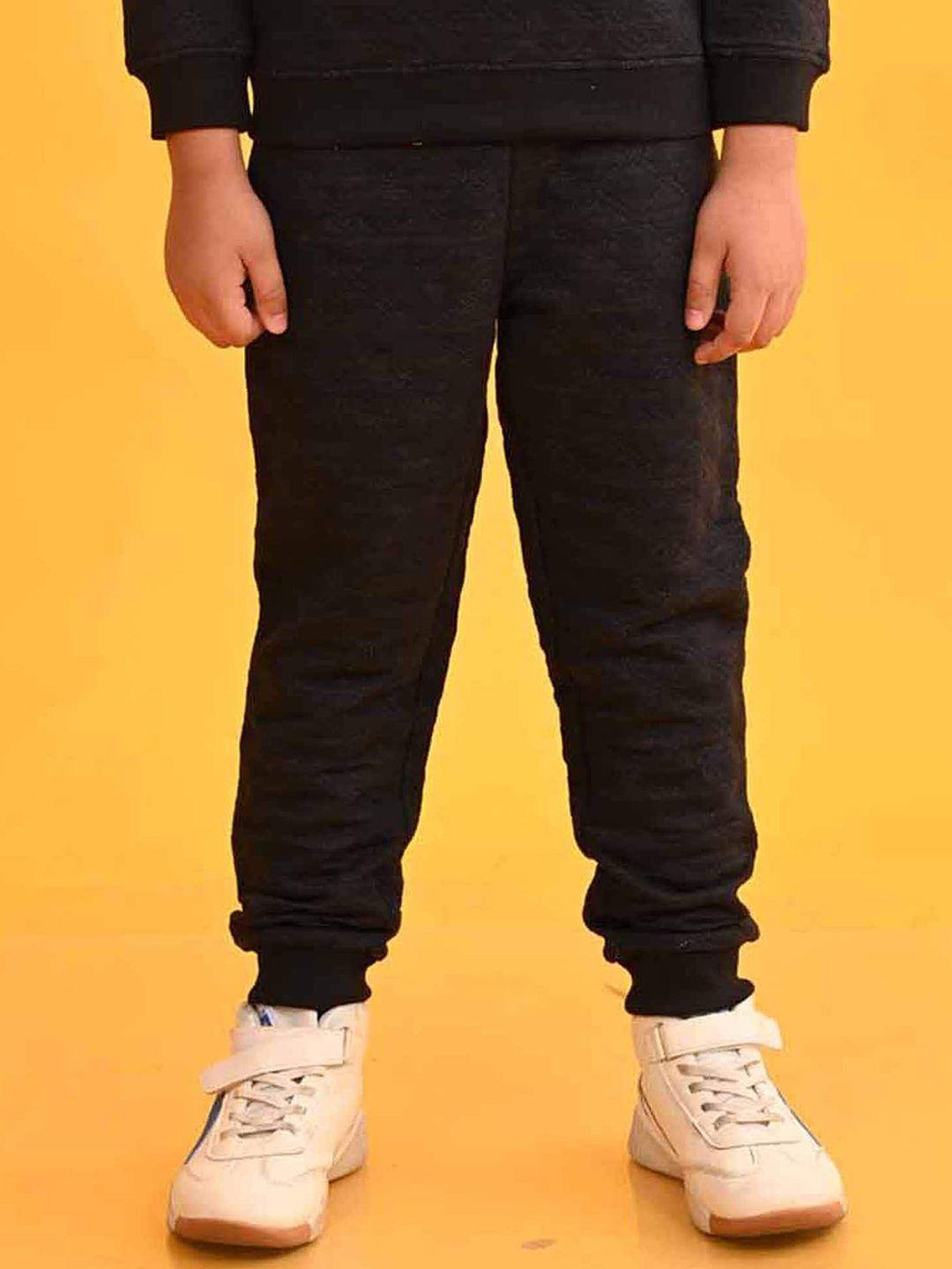 anthrilo boys relaxed knitted mid-rise joggers