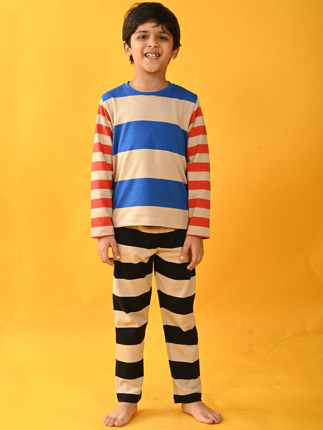 anthrilo boys striped night suit