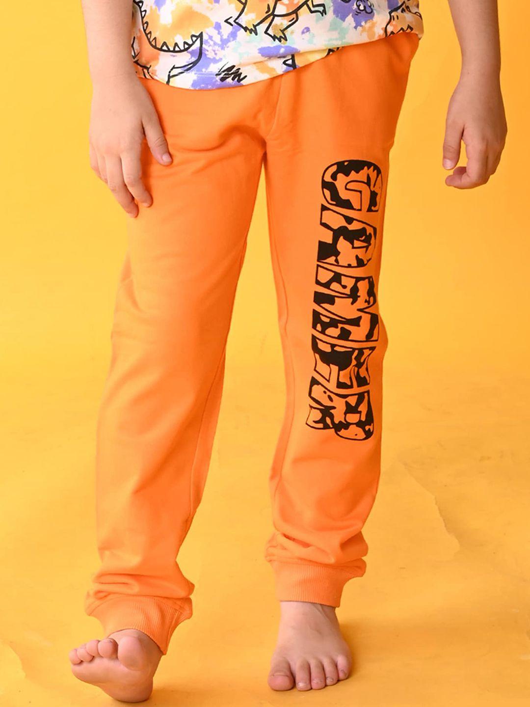 anthrilo boys typography printed joggers
