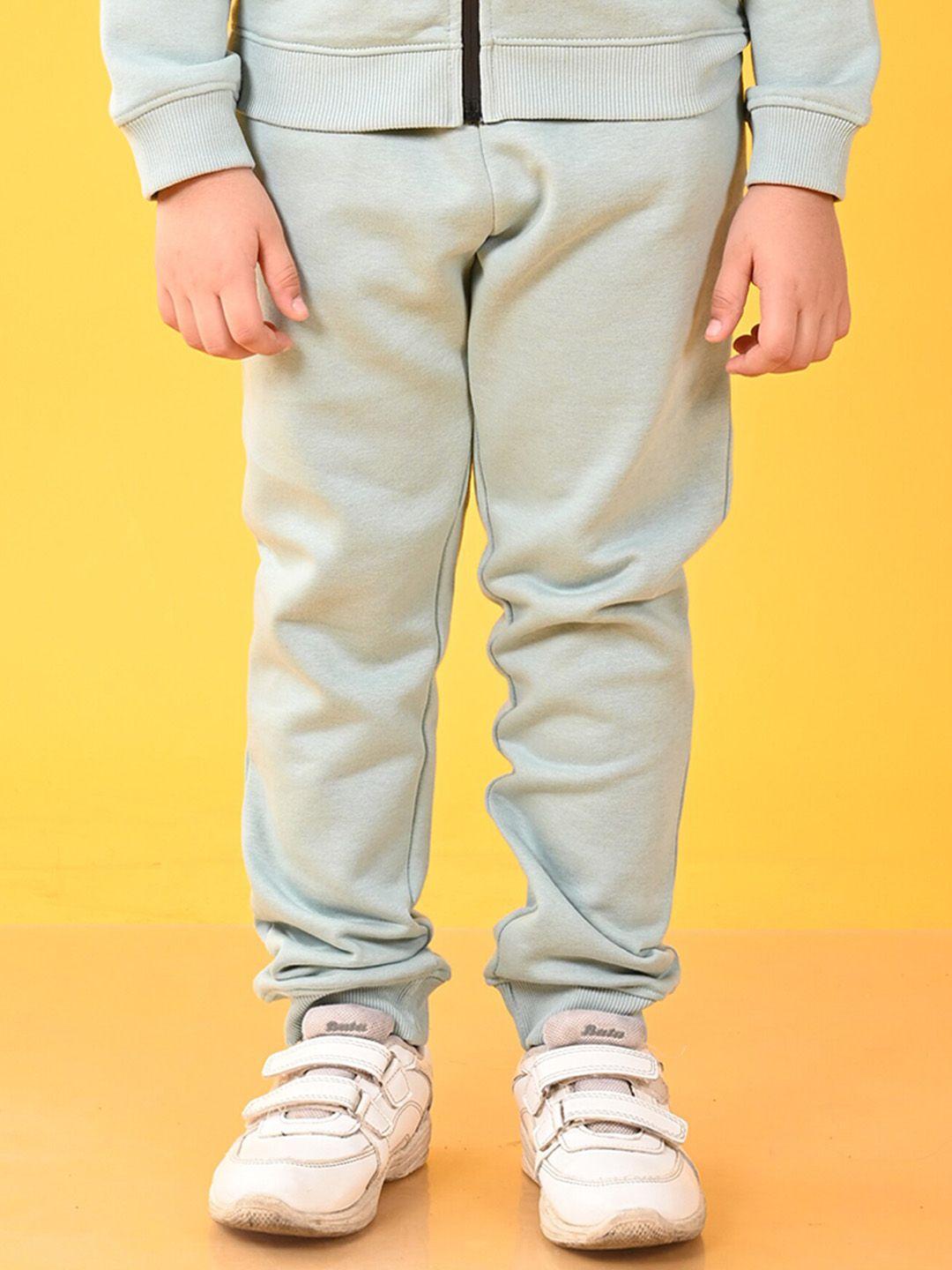 anthrilo infant boys relaxed fit high-rise fleece joggers