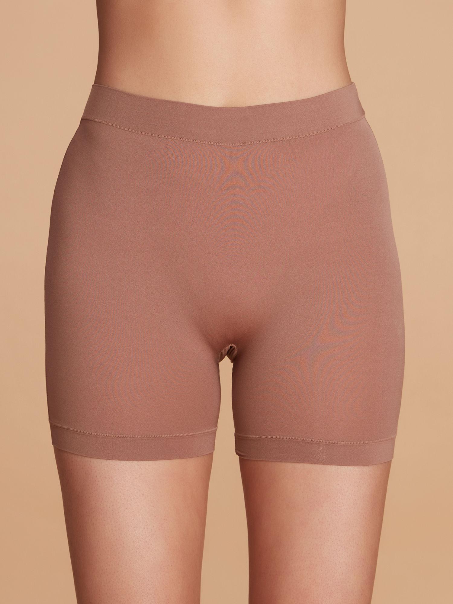 anti chafe shorts - nyp357 - brown