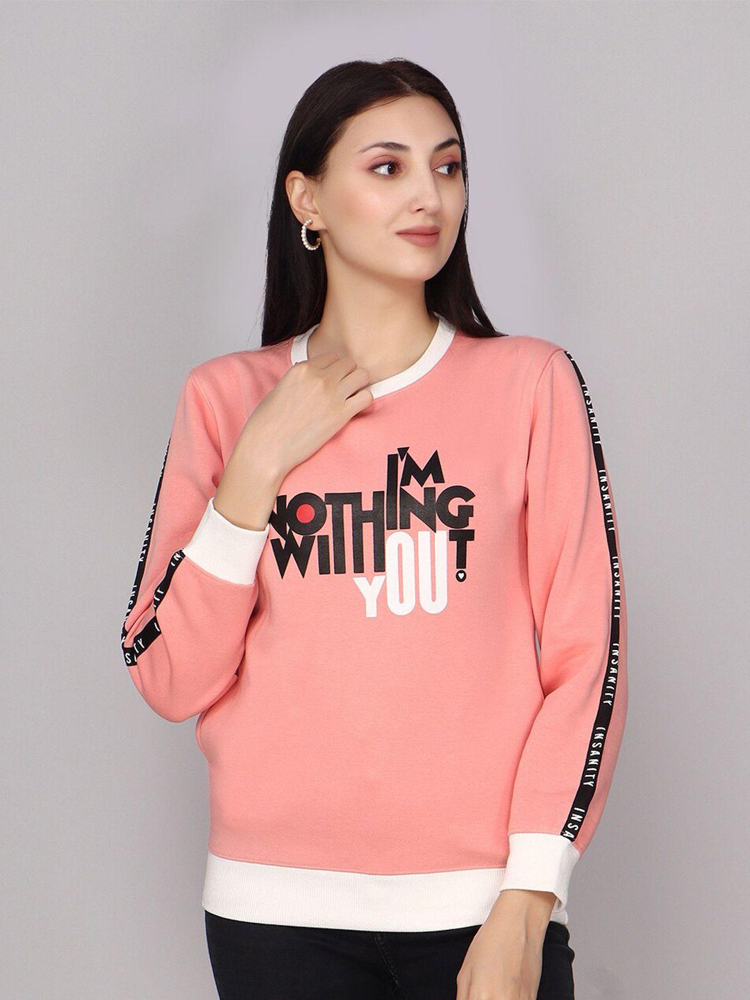 anti culture typography printed sweatshirt