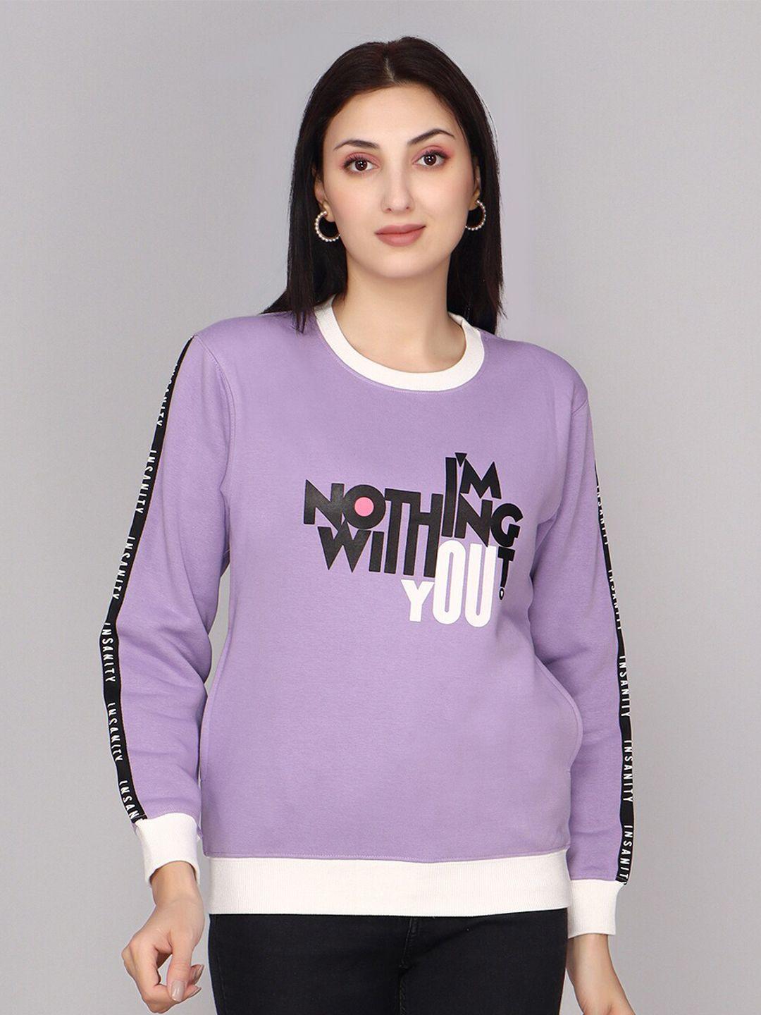 anti culture typography printed sweatshirt