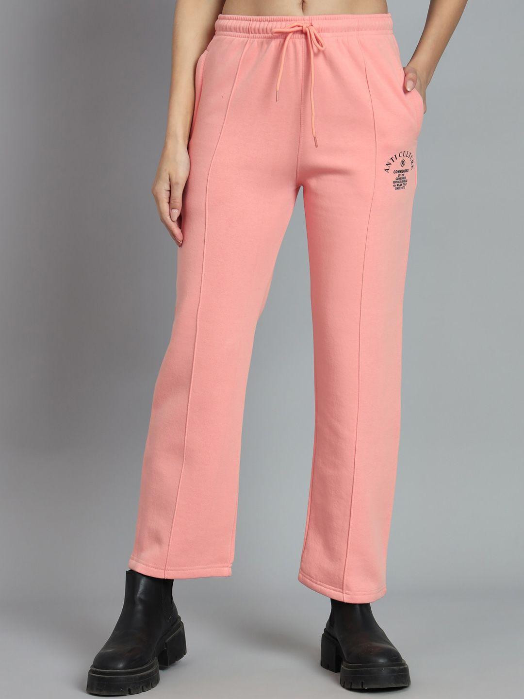 anti culture women relaxed fit track pants