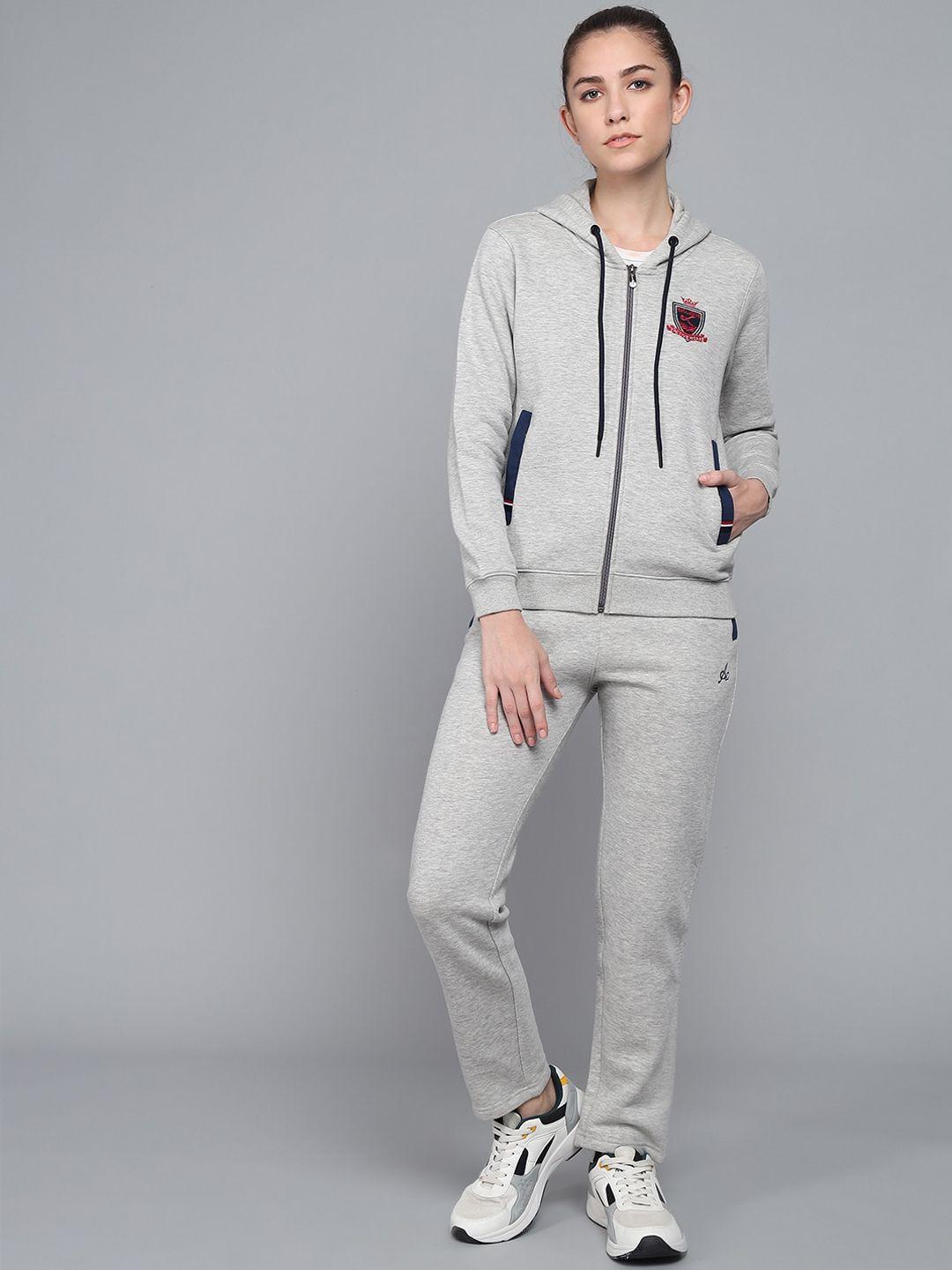 anti culture women self design hooded tracksuits