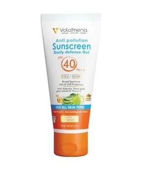 anti pollution daily defense sunscreen gel spf 40 ++