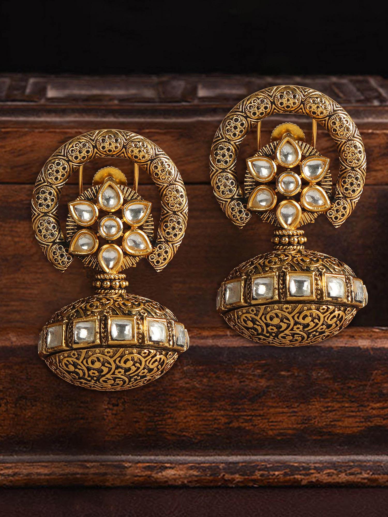 antique ethnic earrings