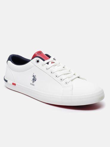 anton mens casual solid off white sneakers