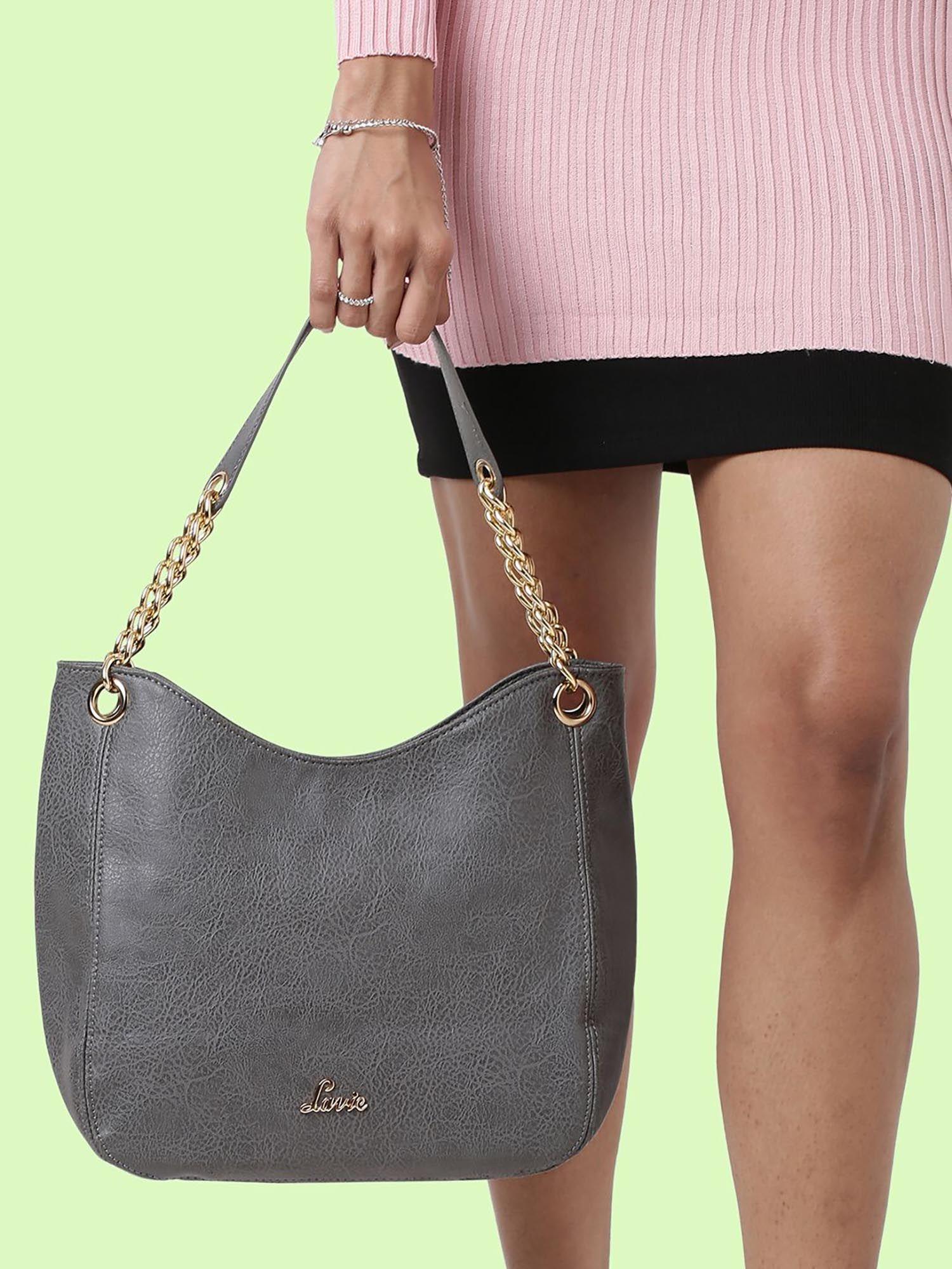 antonio women's large hobo handbag (grey)