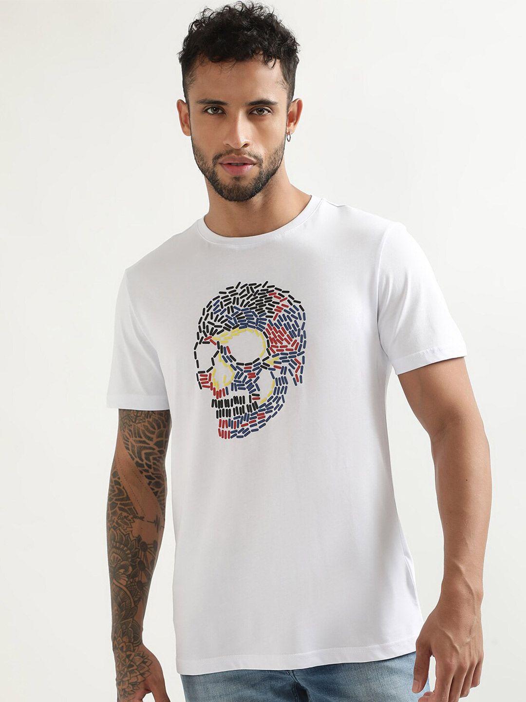 antony morato graphic applique slim fit cotton t-shirt