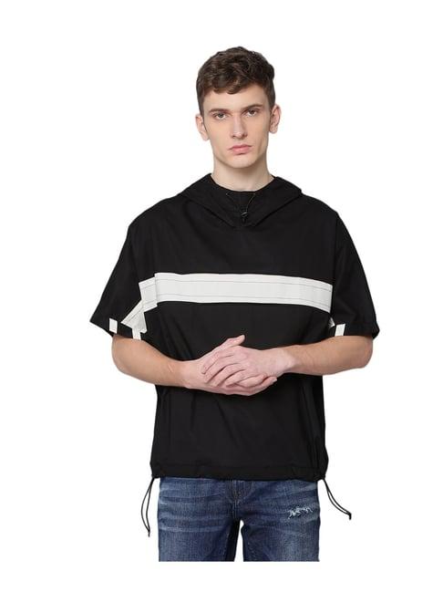 antony morato black cotton t-shirt