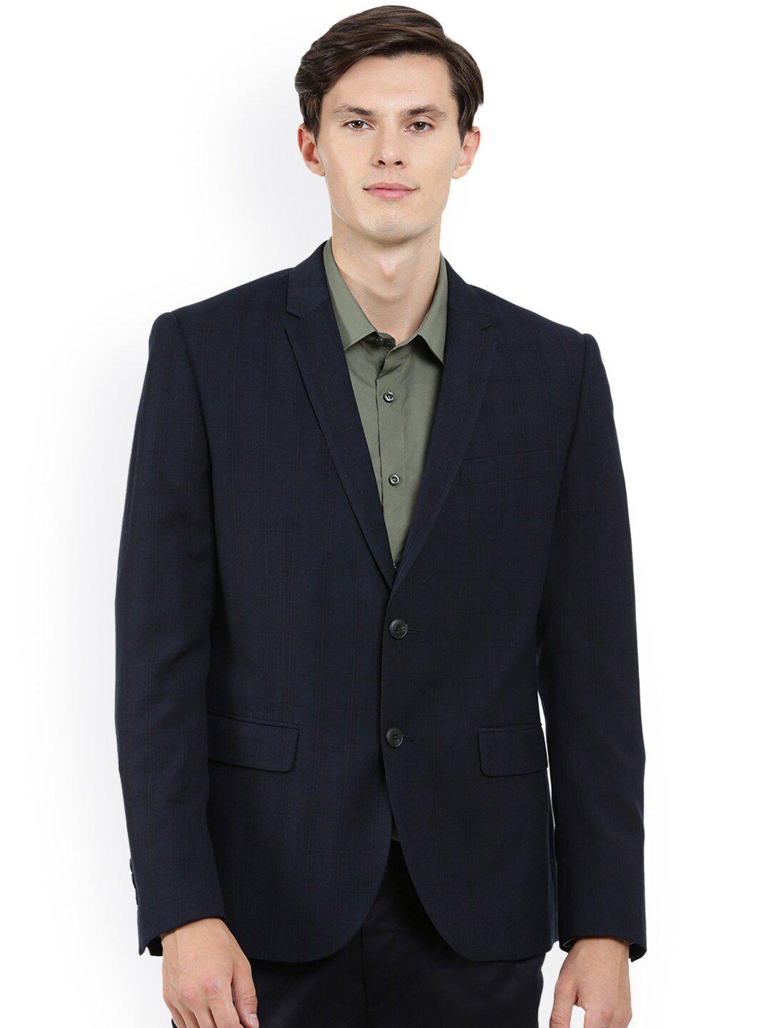 antony morato black slim fit single-breasted blazer