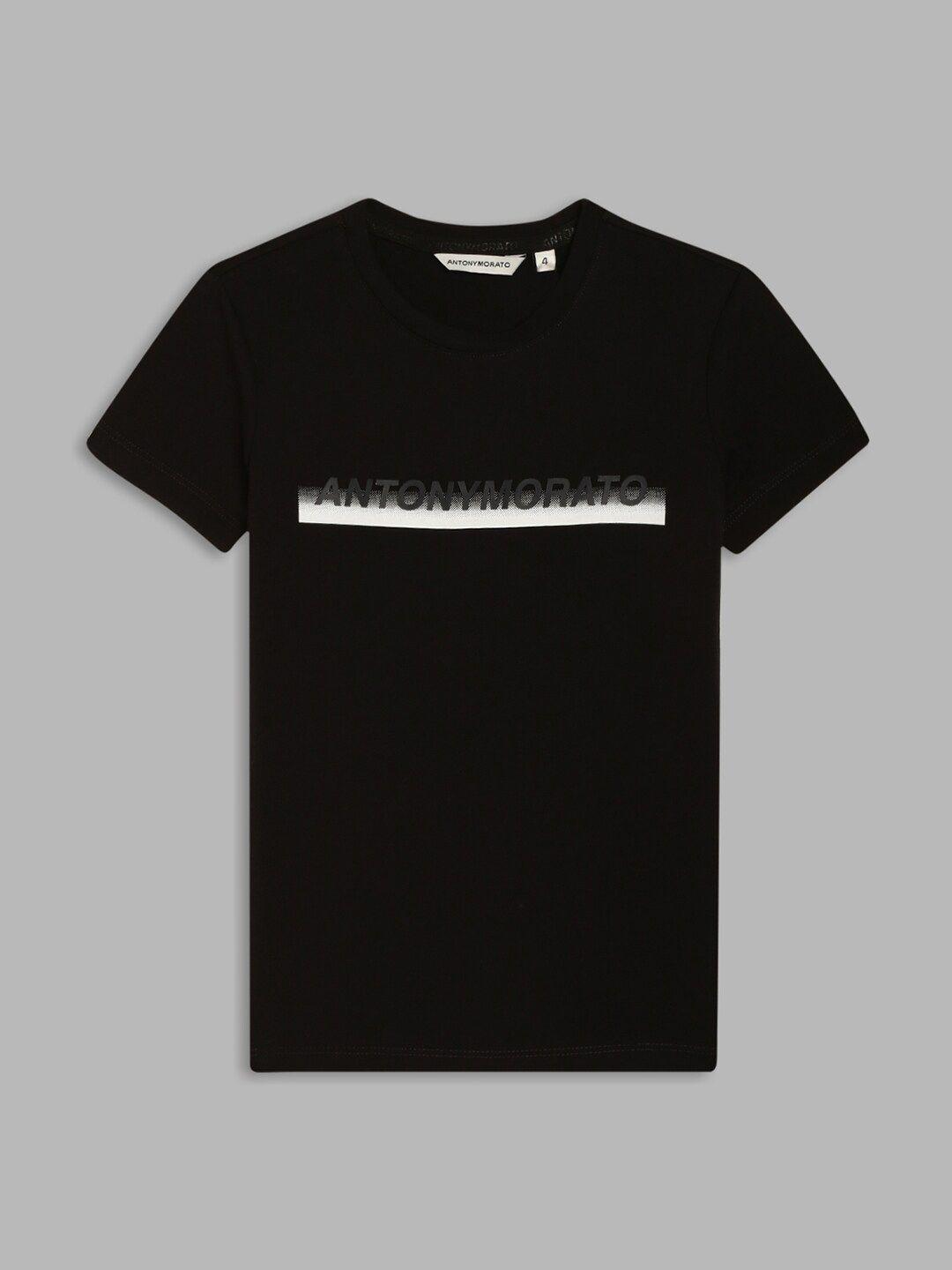 antony morato boys black t-shirt
