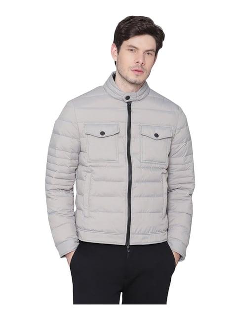 antony morato grey regular fit jacket