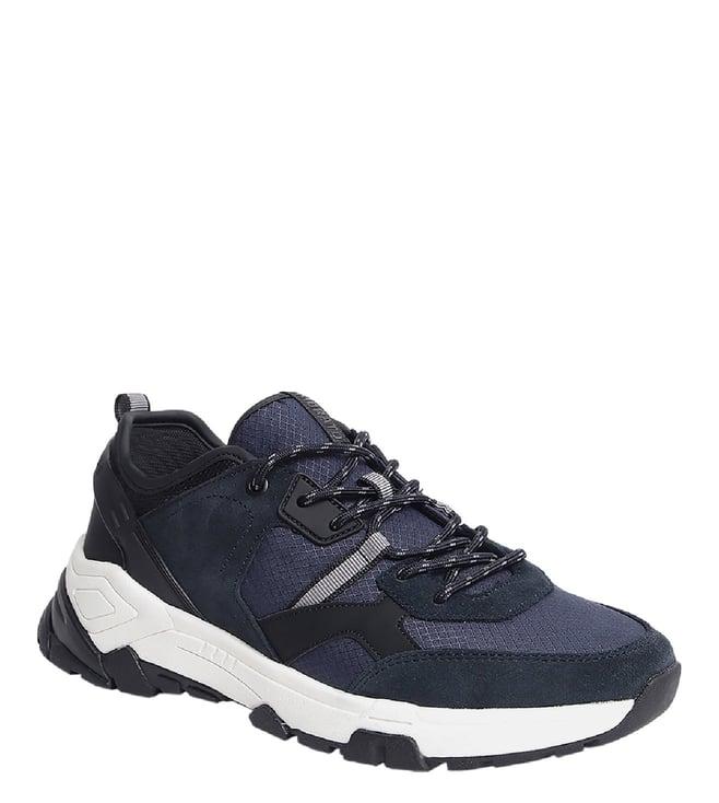 antony morato indigo men sneakers with running plugs