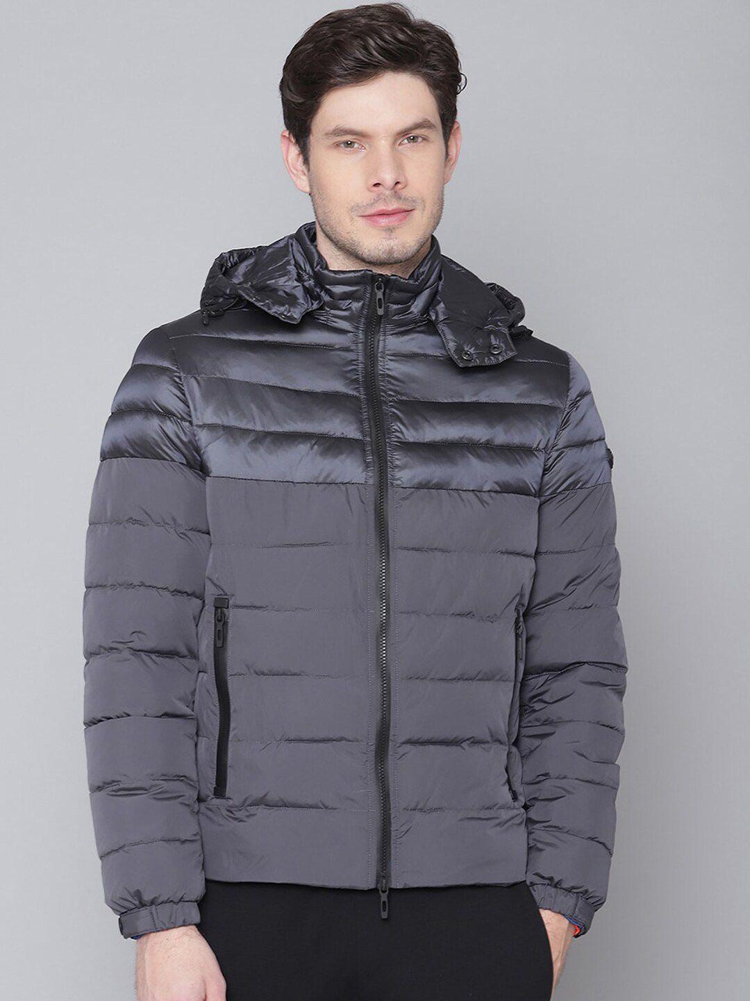 antony morato men grey puffer jacket