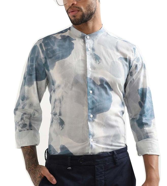 antony morato multi printed slim fit shirt