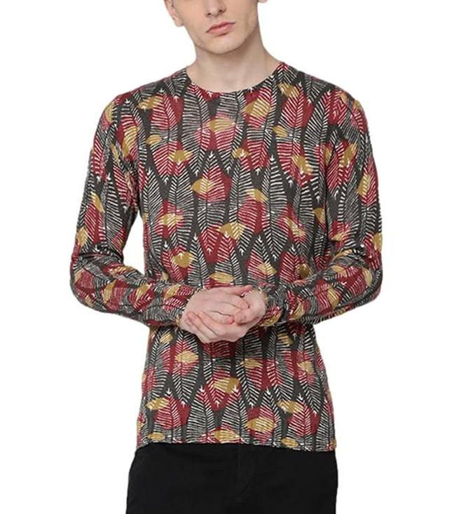 antony morato multi printed slim fit sweater