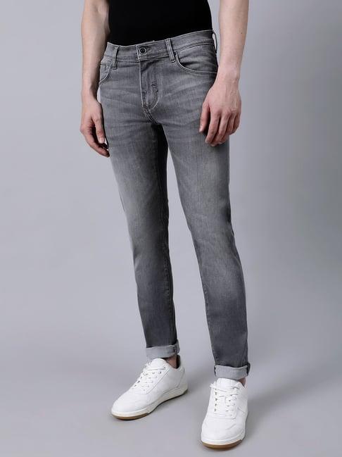 antony morato steel grey skinny fit jeans