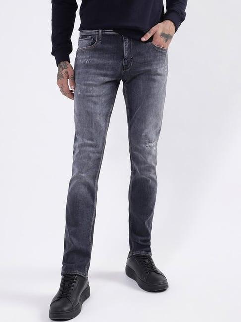 antony morato steel grey slim fit jeans