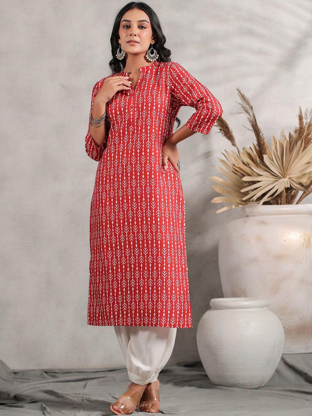 anubhutee ethnic motifs printed kurta