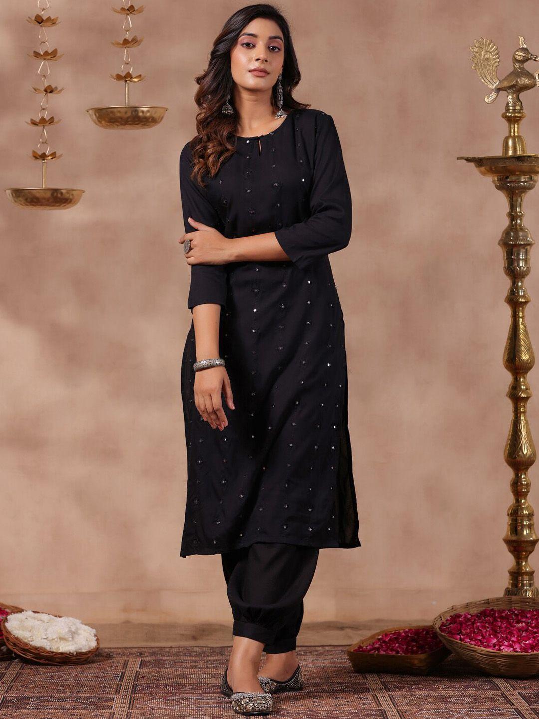 anubhutee women black kurta