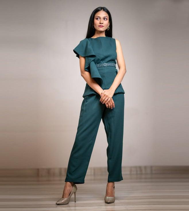 anuja banthia black femme fatale jumpsuit