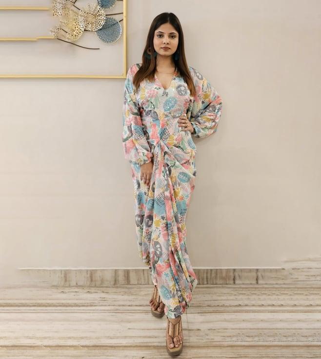 anuja banthia multi colour printalk jumpsuit