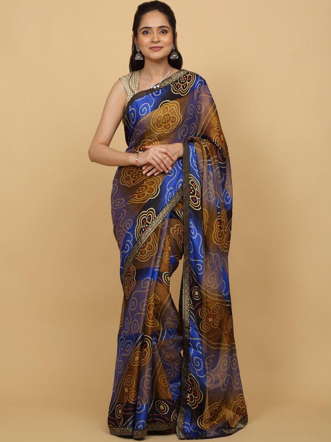 anuradha sarees floral printed saree