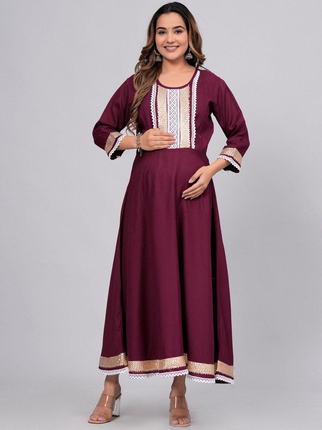 anuttara fashions women maternity anarkali kurta