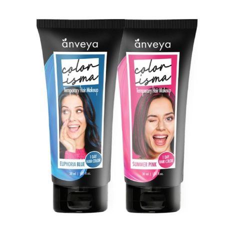 anveya colorisma euphoria blue and summer pink, 30ml each