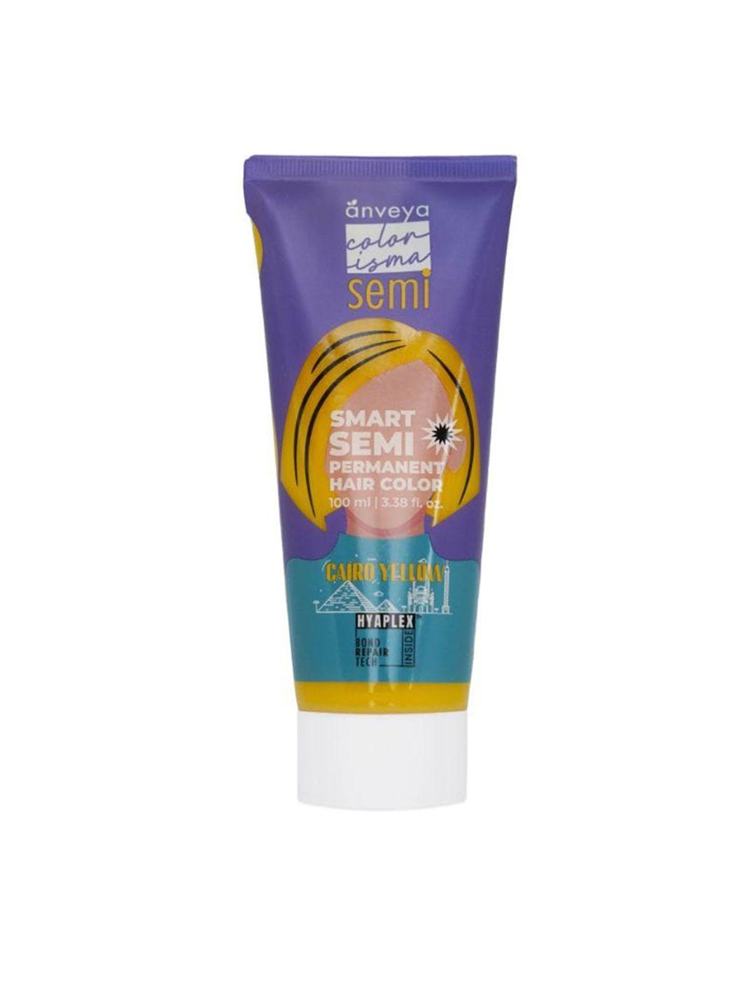 anveya colorisma smart semi permanent hair color 100 ml - cairo yellow