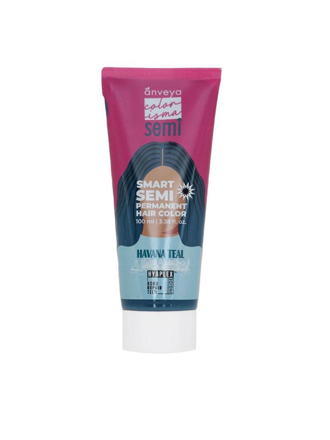 anveya colorisma smart semi permanent hair color 100 ml - havana teal