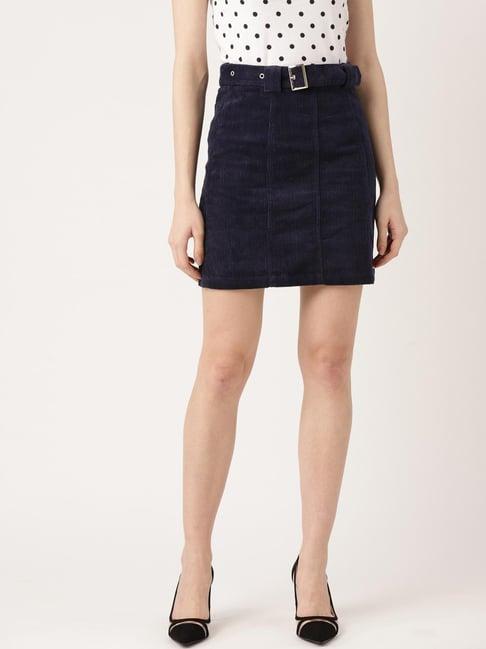 anvi be yourself navy skirt
