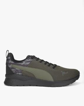 anzarun camo lace-up sneakers