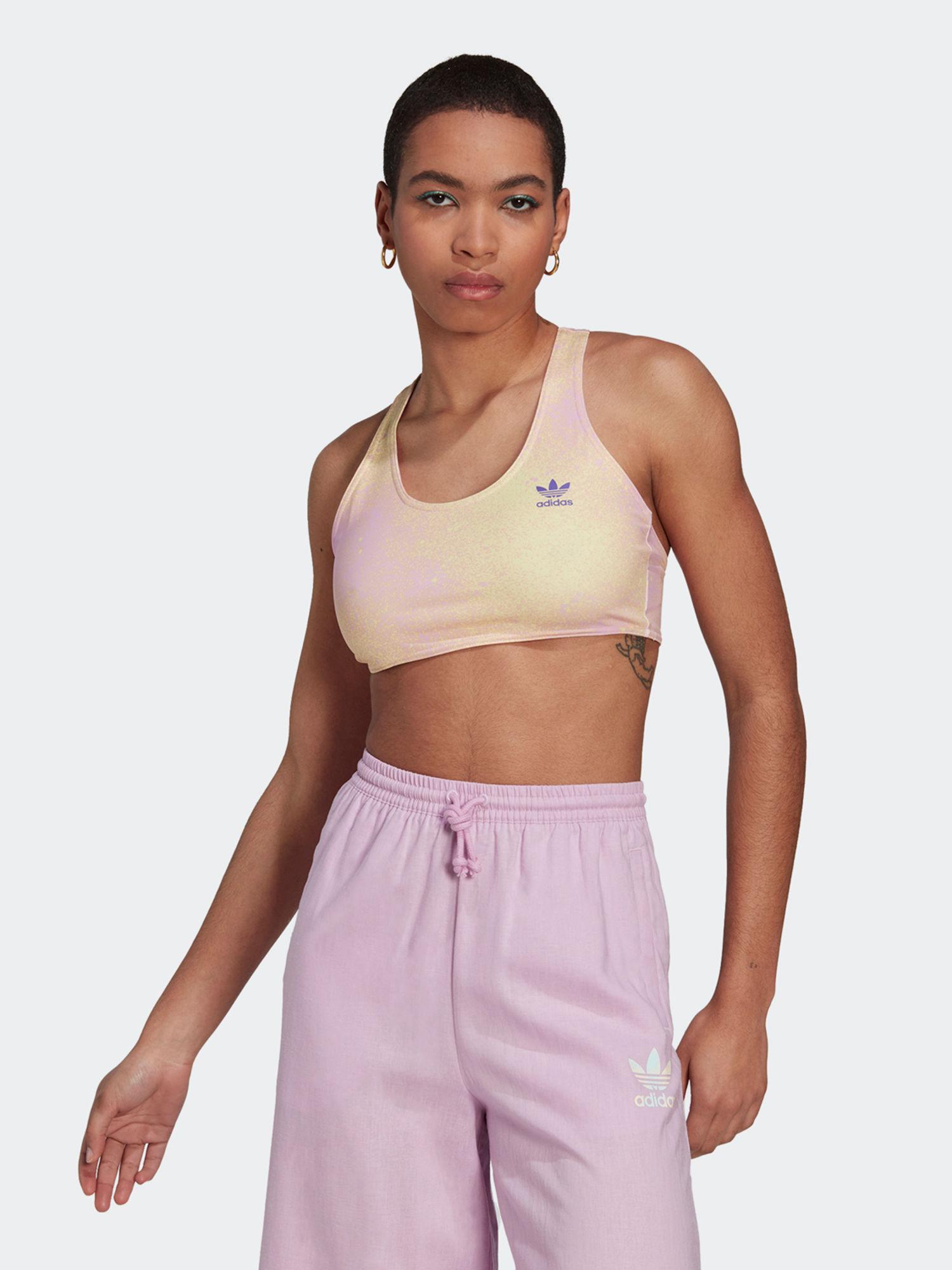 aop bra top purple casual