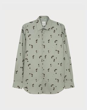 aop floral print shirt