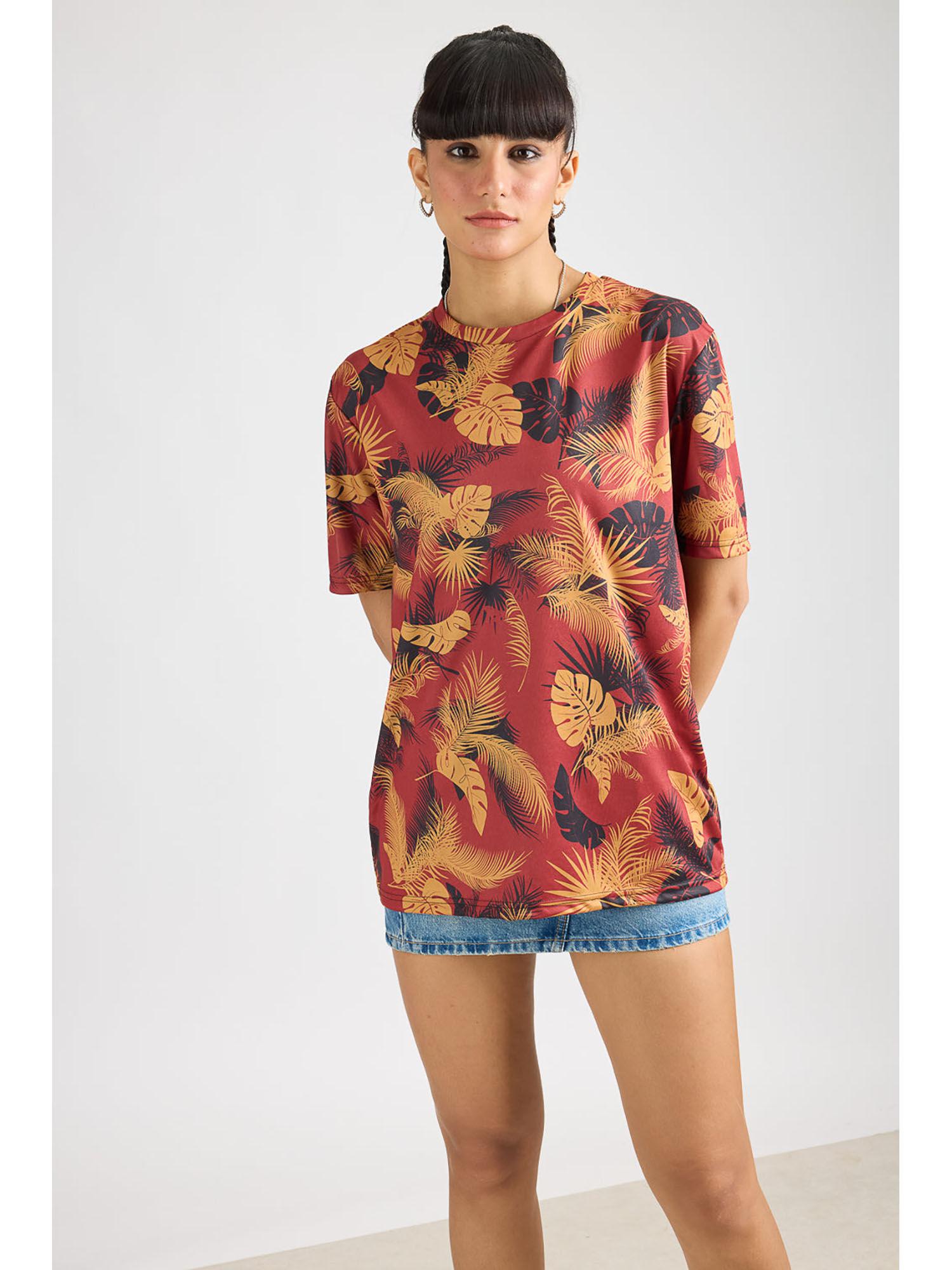 aop women's t-shirt - safari mirage