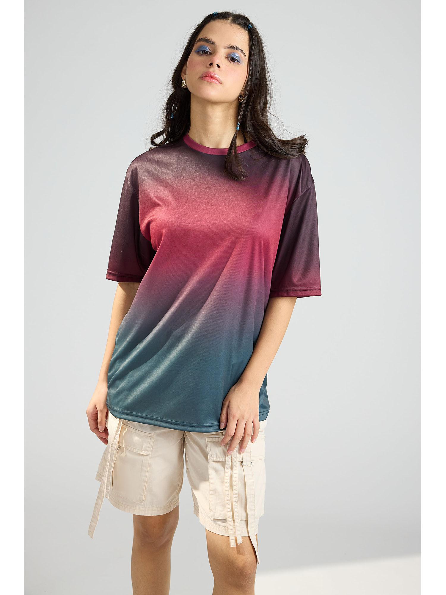 aop women's t-shirt-gradient