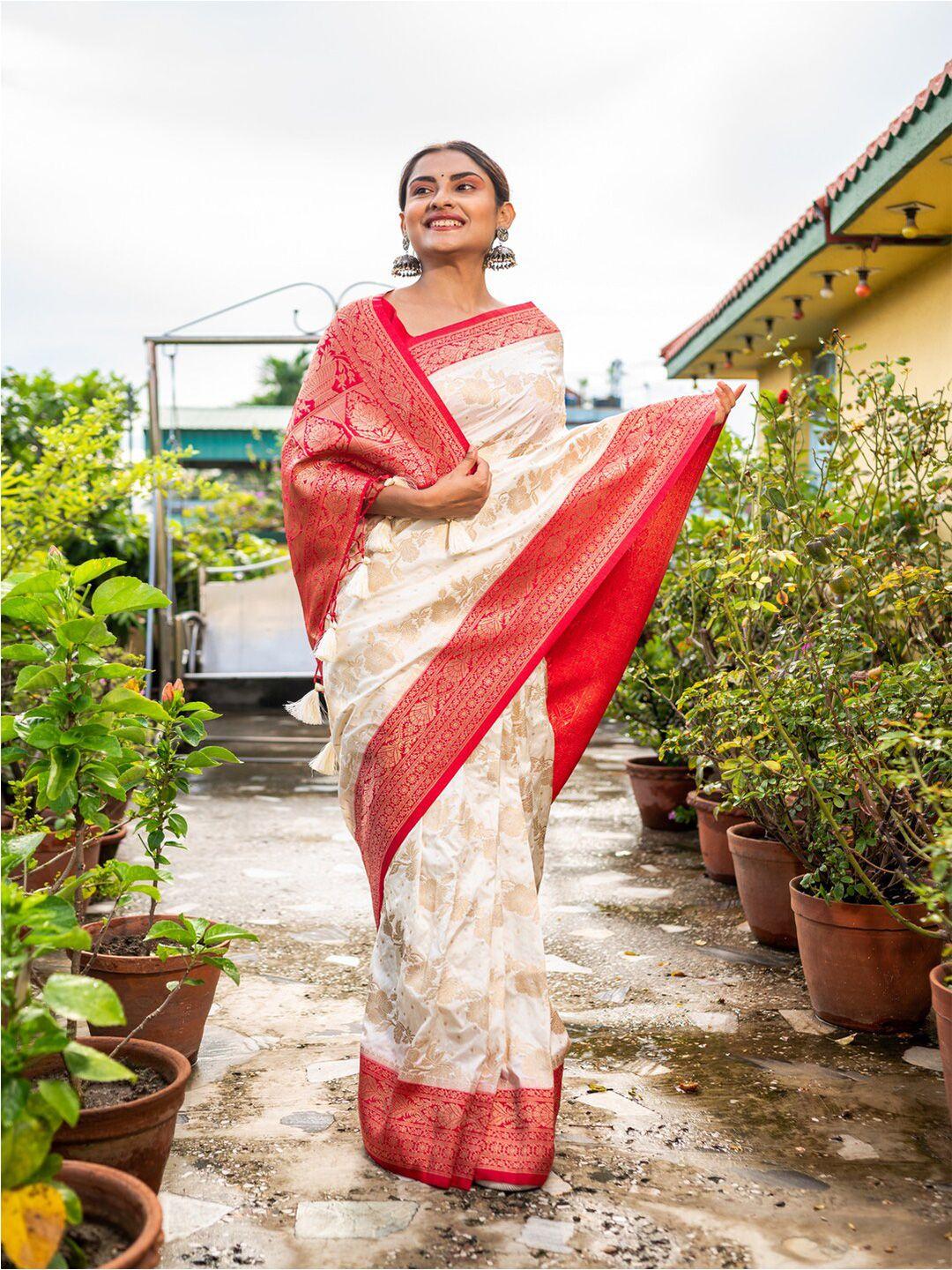 apaapi threads of glory ethnic motifs woven design zari saree