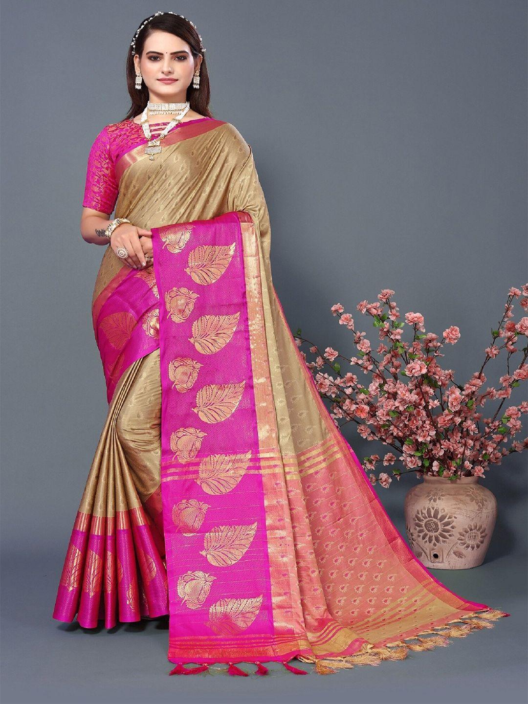 apnisha ethnic motif woven design zari pure silk banarasi saree