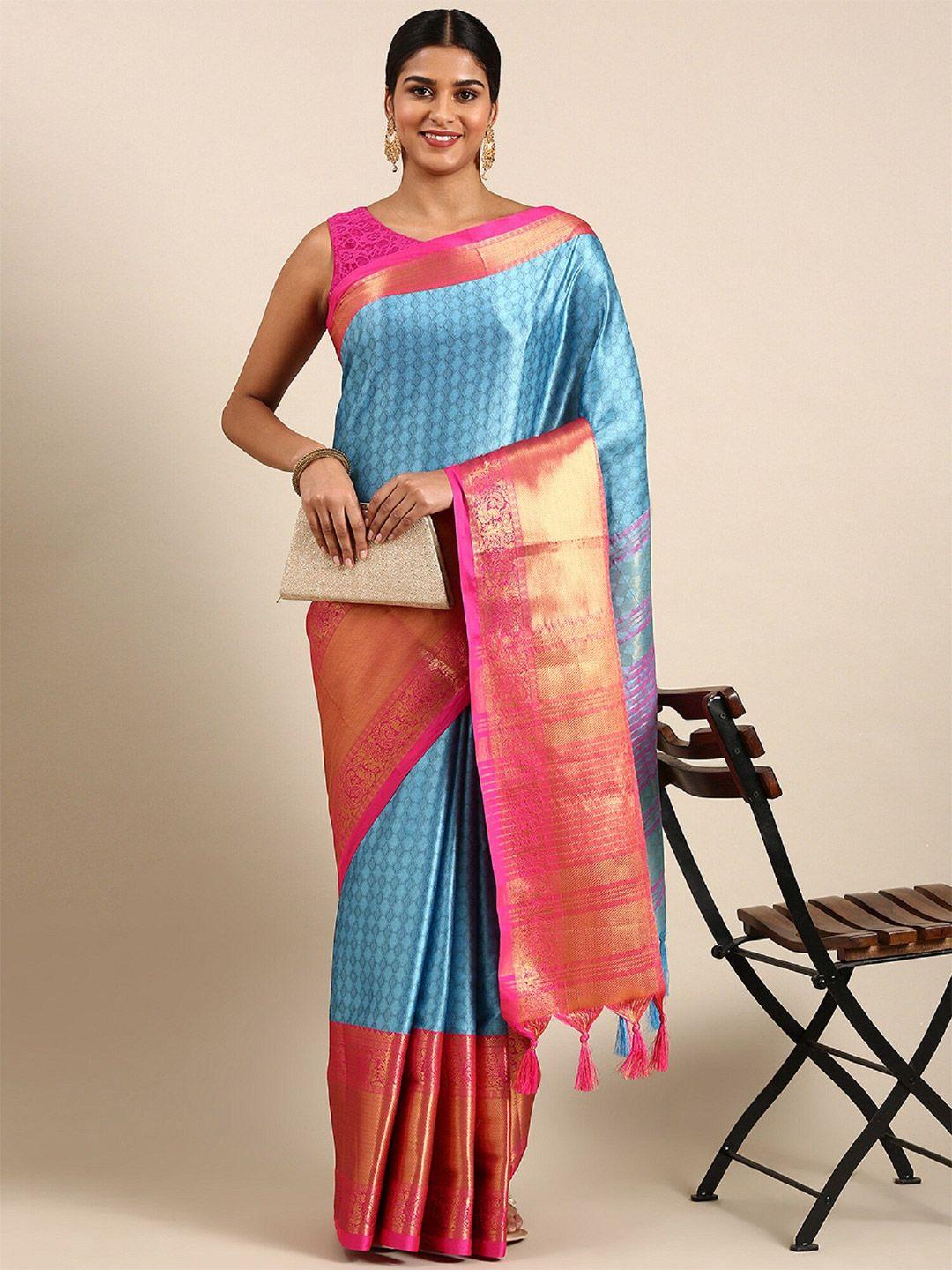 apnisha ethnic motifs woven design zari silk cotton banarasi saree