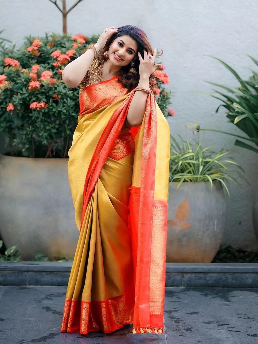 apnisha ethnic motifs woven design banarasi saree