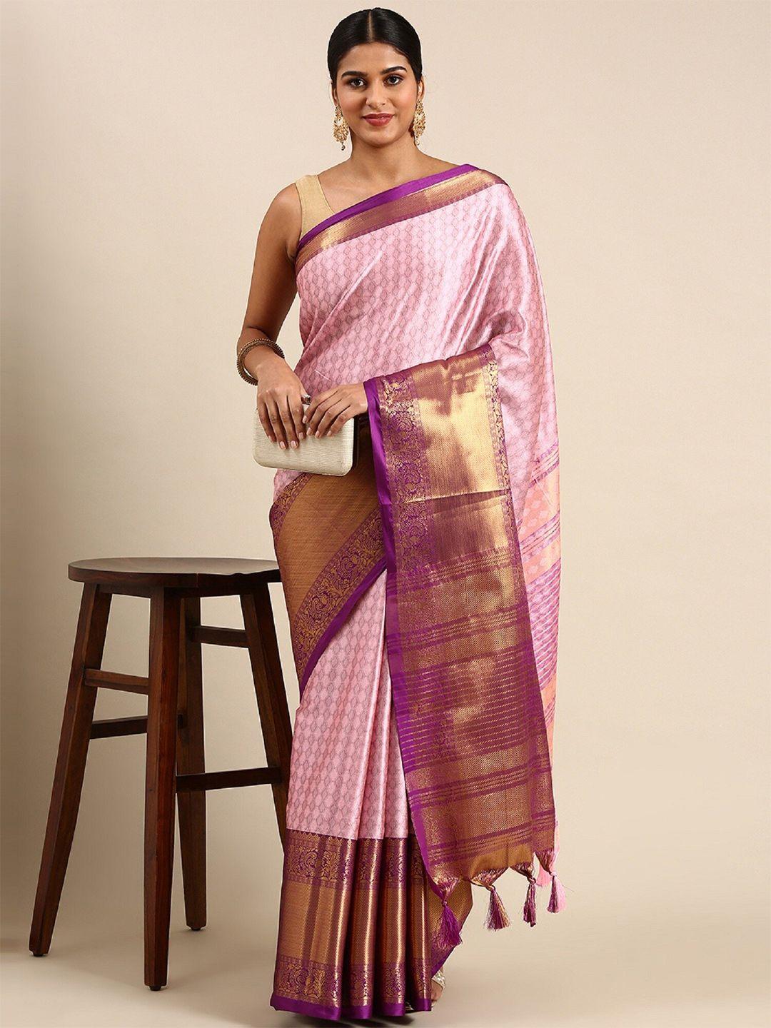 apnisha ethnic motifs woven design zari silk cotton banarasi saree