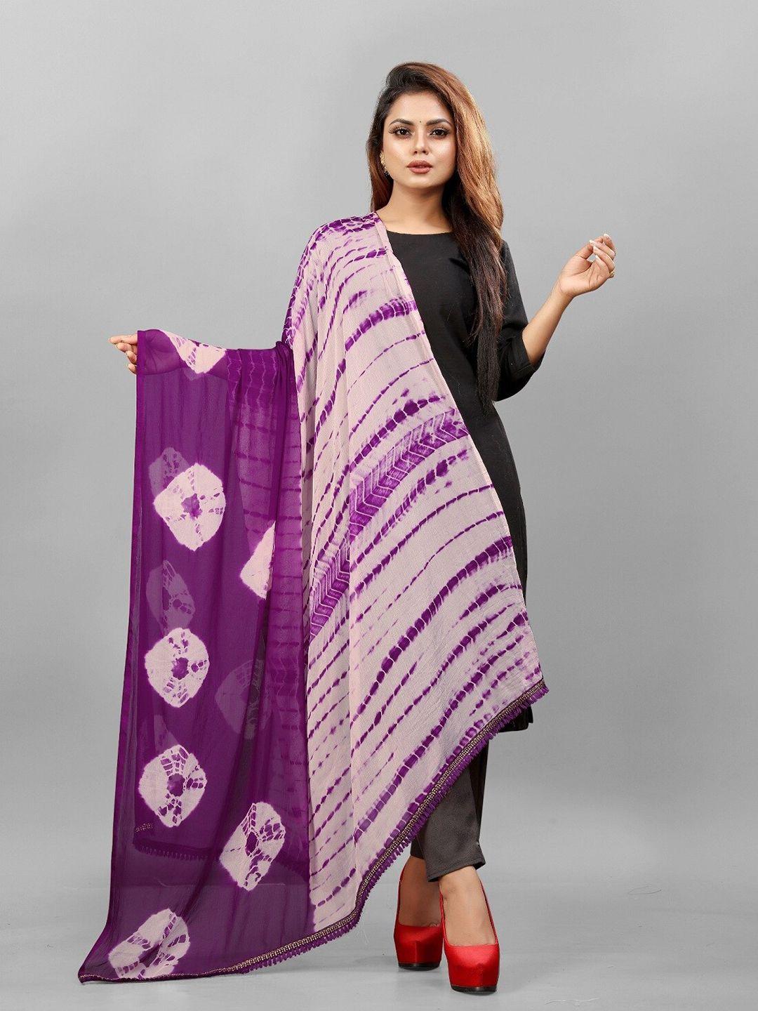 apnisha leheriya dyed chiffon dupatta