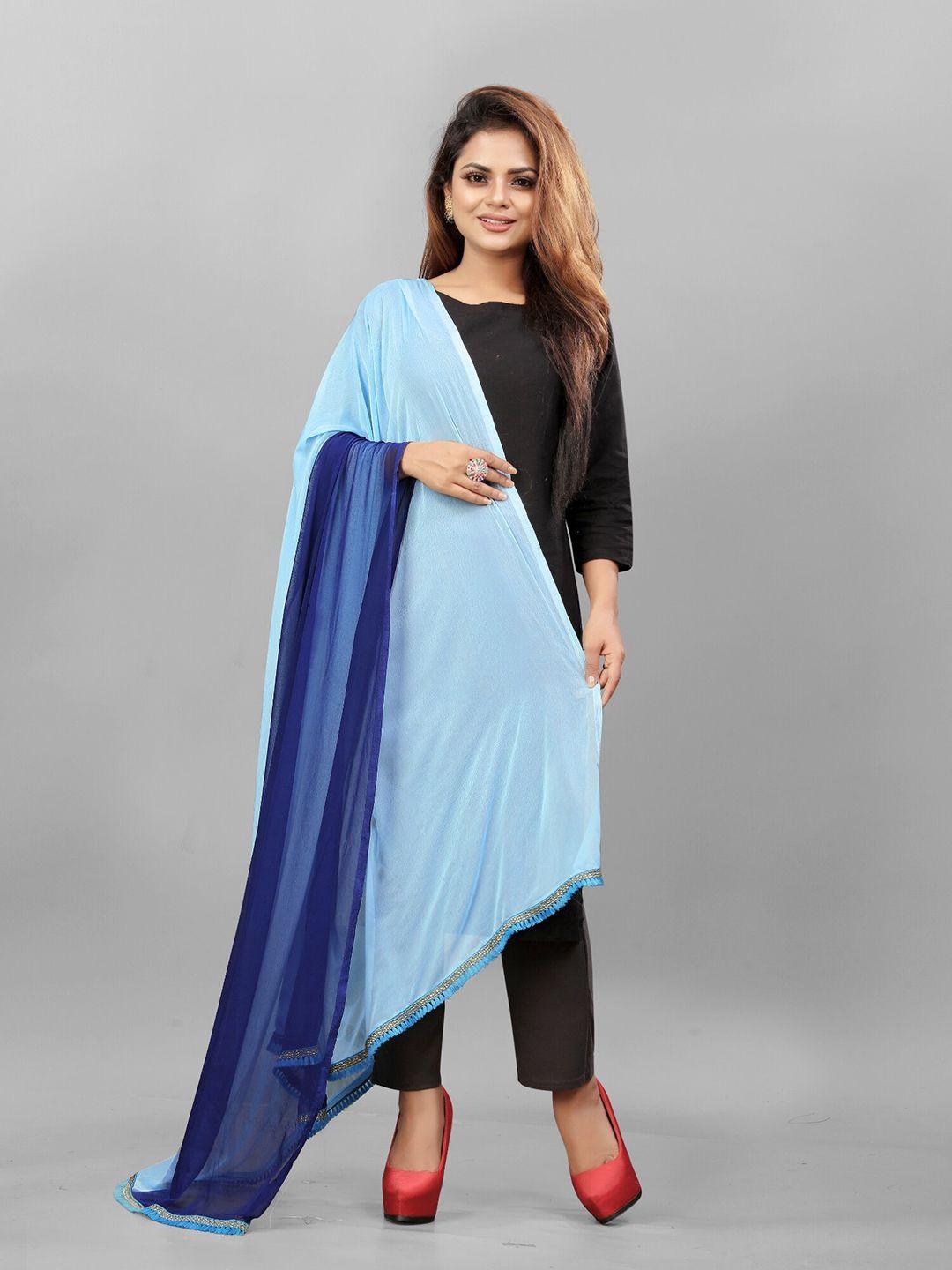 apnisha ombre dyed chiffon dupatta