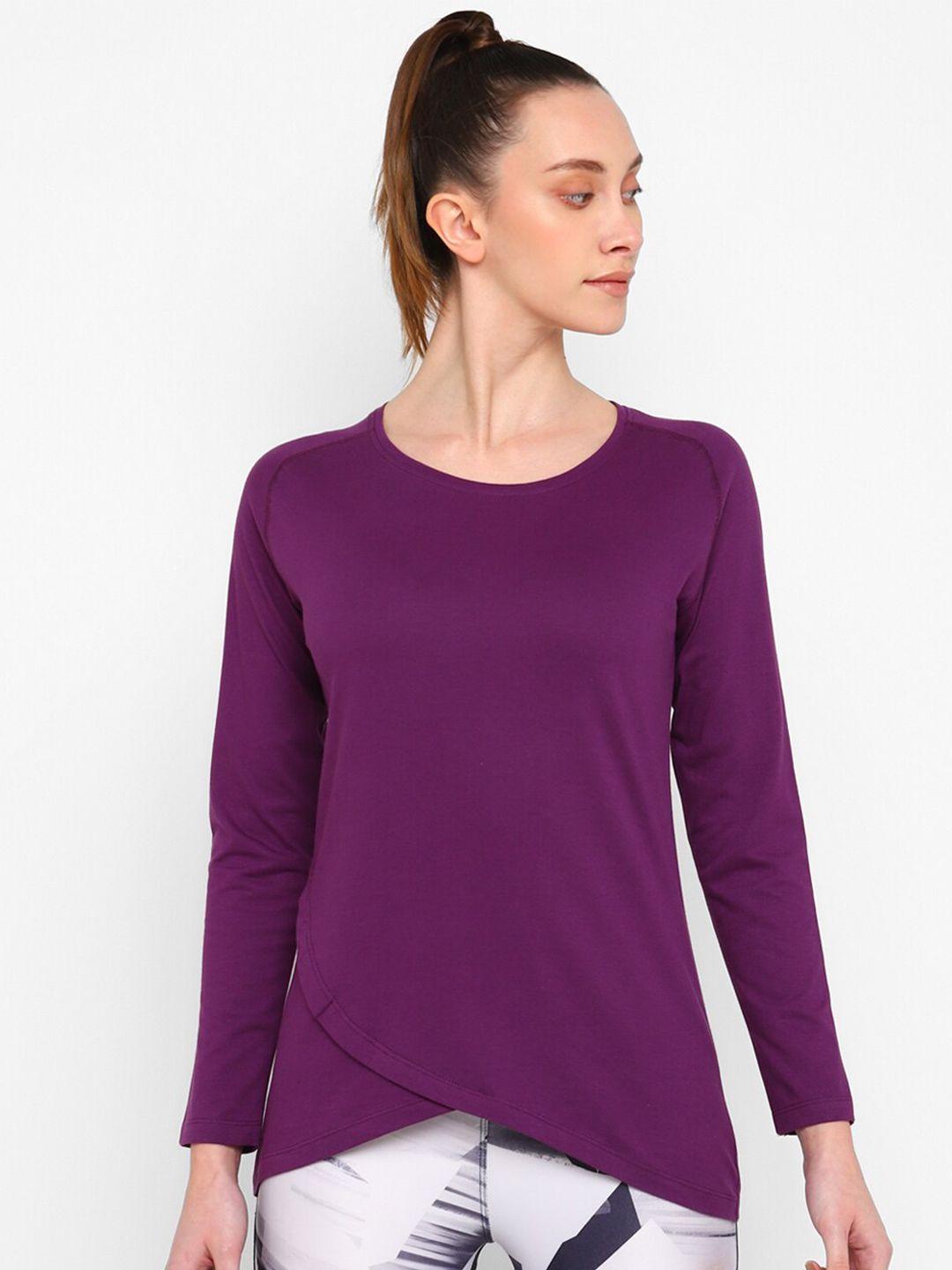 appulse women purple t-shirt